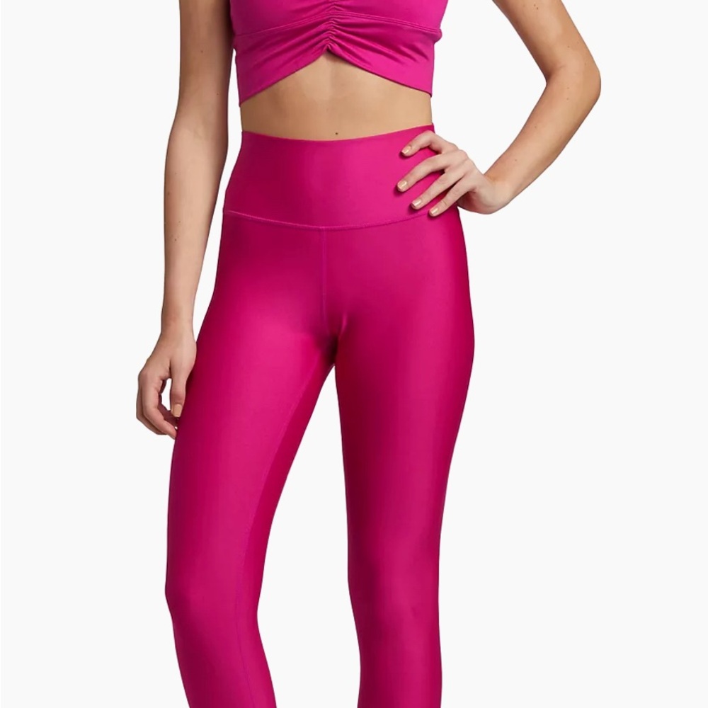 Alo Yoga • 7/8 High-Waisted Airlift Leggings (Magenta Crush) Medium